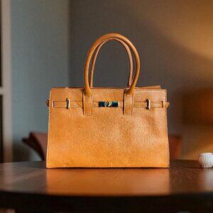 Women’s Handbag Designer Italian Leather – Ama Brown